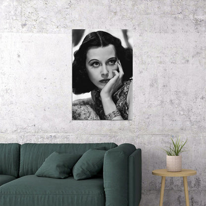 Hedy Lamarr Celebrity Cinema Actress Star Poster Wall Art Print Home Wall Decor - xonomax