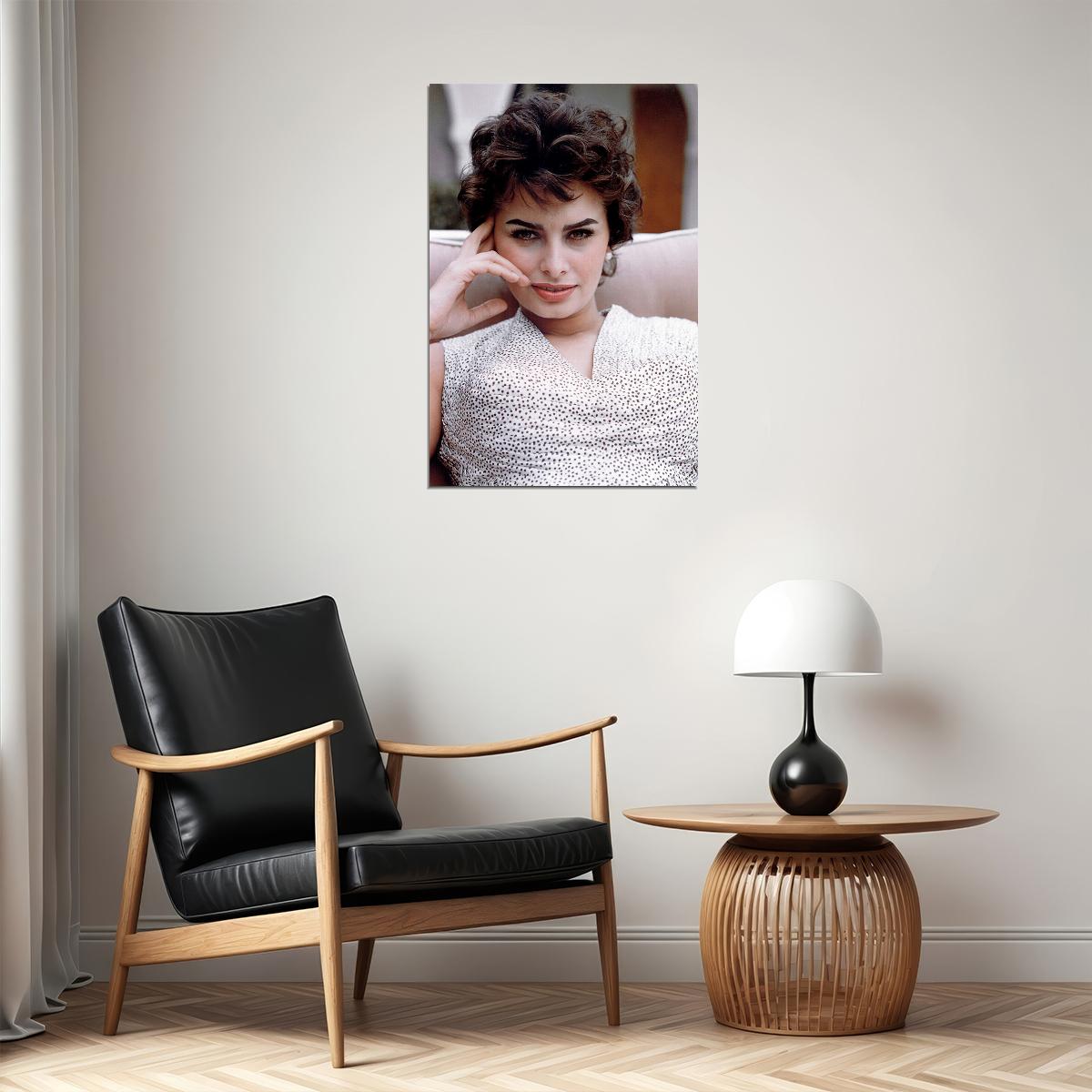 Sophia Loren Celebrity Movie Actress Star Poster Wall Art Print Home Wall Decor - xonomax