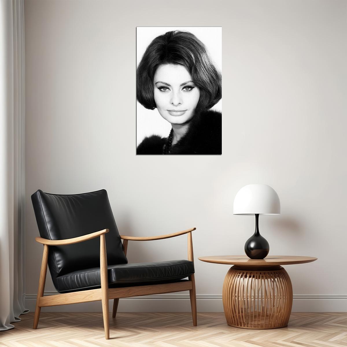 Sophia Loren Celebrity Cinema Actress Idol Poster Wall Art Print Home Wall Decor - xonomax