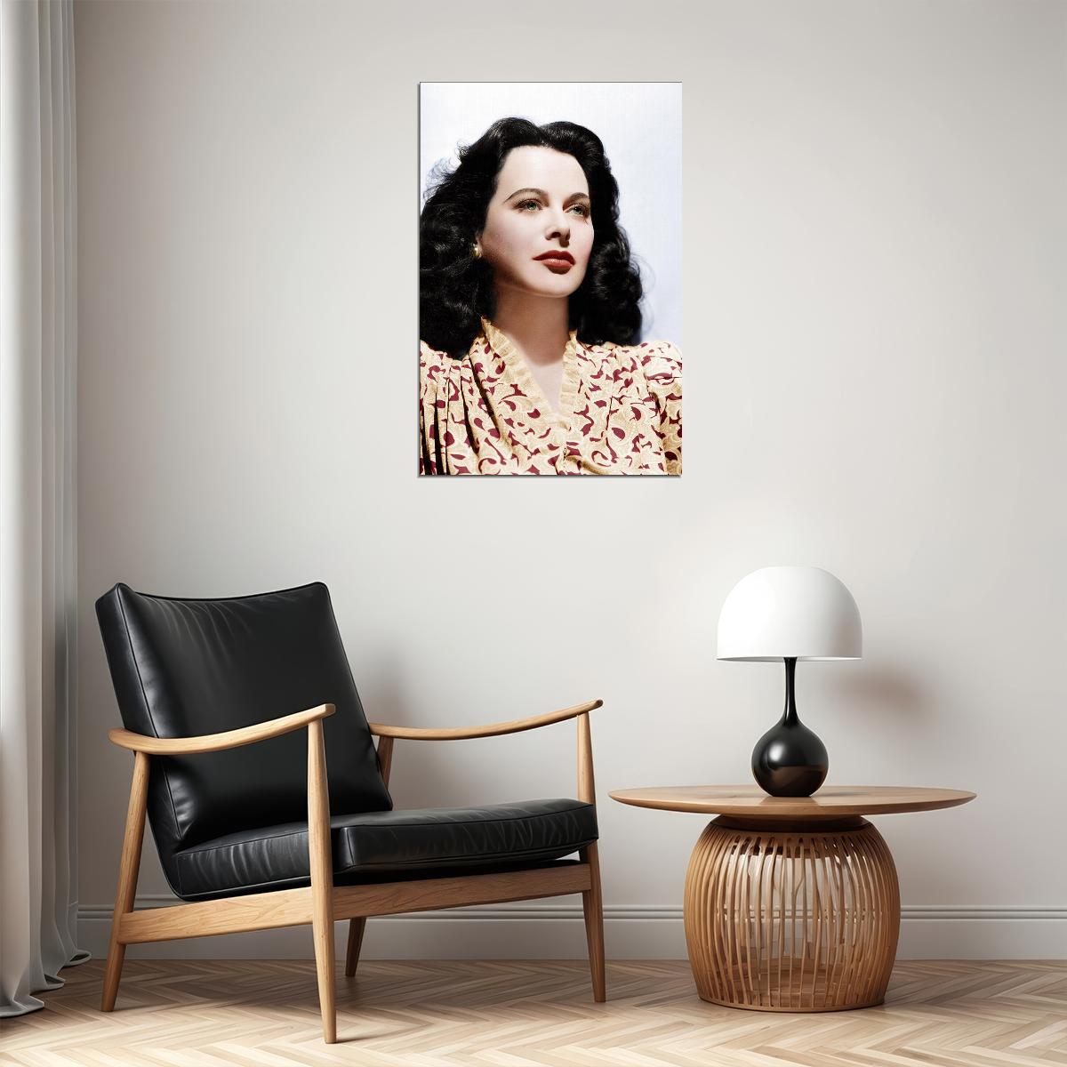 Hedy Lamarr Celebrity Cinema Actress Star Poster Wall Art Print Home Wall Decor - xonomax
