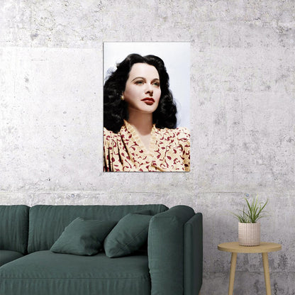 Hedy Lamarr Celebrity Cinema Actress Star Poster Wall Art Print Home Wall Decor - xonomax