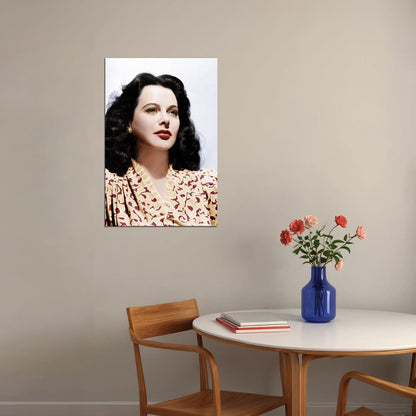 Hedy Lamarr Celebrity Cinema Actress Star Poster Wall Art Print Home Wall Decor - xonomax