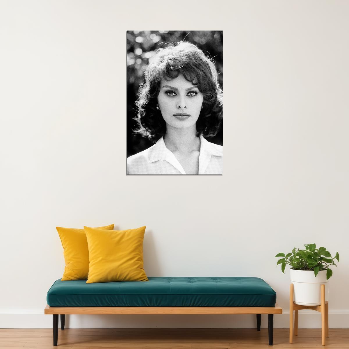 Sophia Loren Celebrity Cinema Actress Star Poster Wall Art Print Home Wall Decor - xonomax