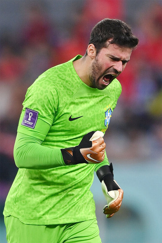 Alisson Becker Brazil National Team World Cup Poster Wall Art Print Home Wall Decor - xonomax