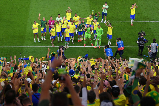 Brazil National Team Celebration World Cup Fans Poster Wall Art Print Home Wall Decor - xonomax