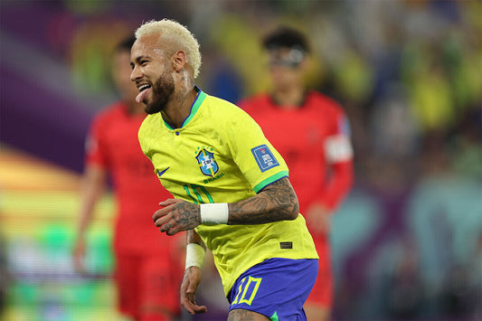 Neymar Goal Celebration Brazil World Cup Sport Poster Wall Art Print Home Wall Decor - xonomax