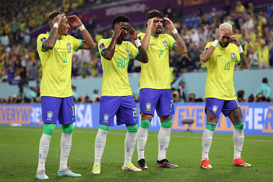 Brazil National Team Goal Celebration World Cup Poster Wall Art Print Home Wall Decor - xonomax