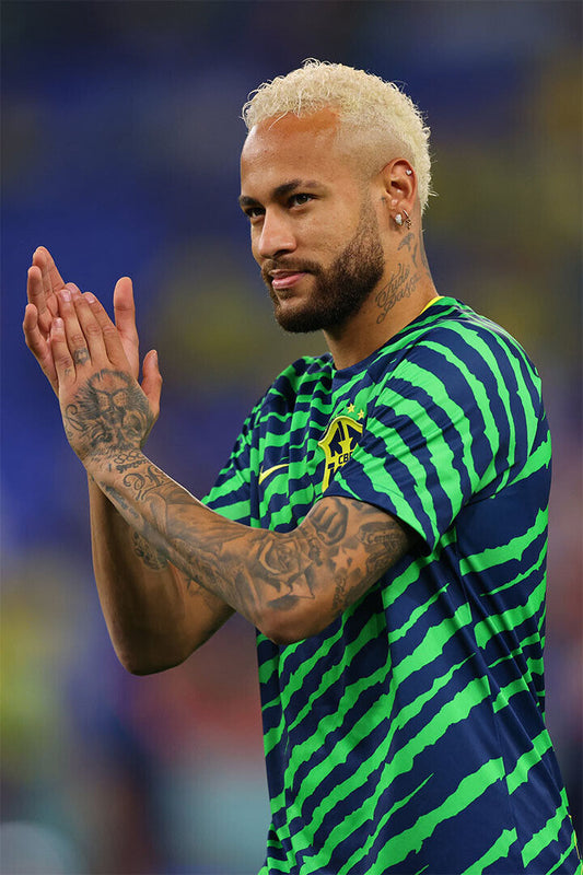 Neymar Brazil National Football Team World Cup Poster Wall Art Print Home Wall Decor - xonomax