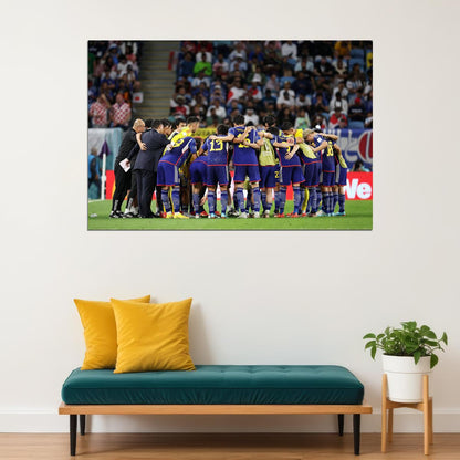 Japan National Football Team World Cup Poster Wall Art Print Home Wall Decor - xonomax