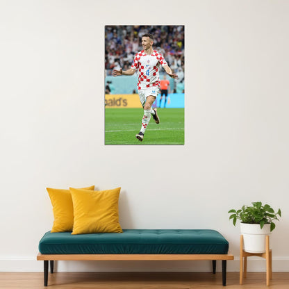 Ivan Perisic Croatia National Team World Cup Poster Wall Art Print Home Wall Decor - xonomax