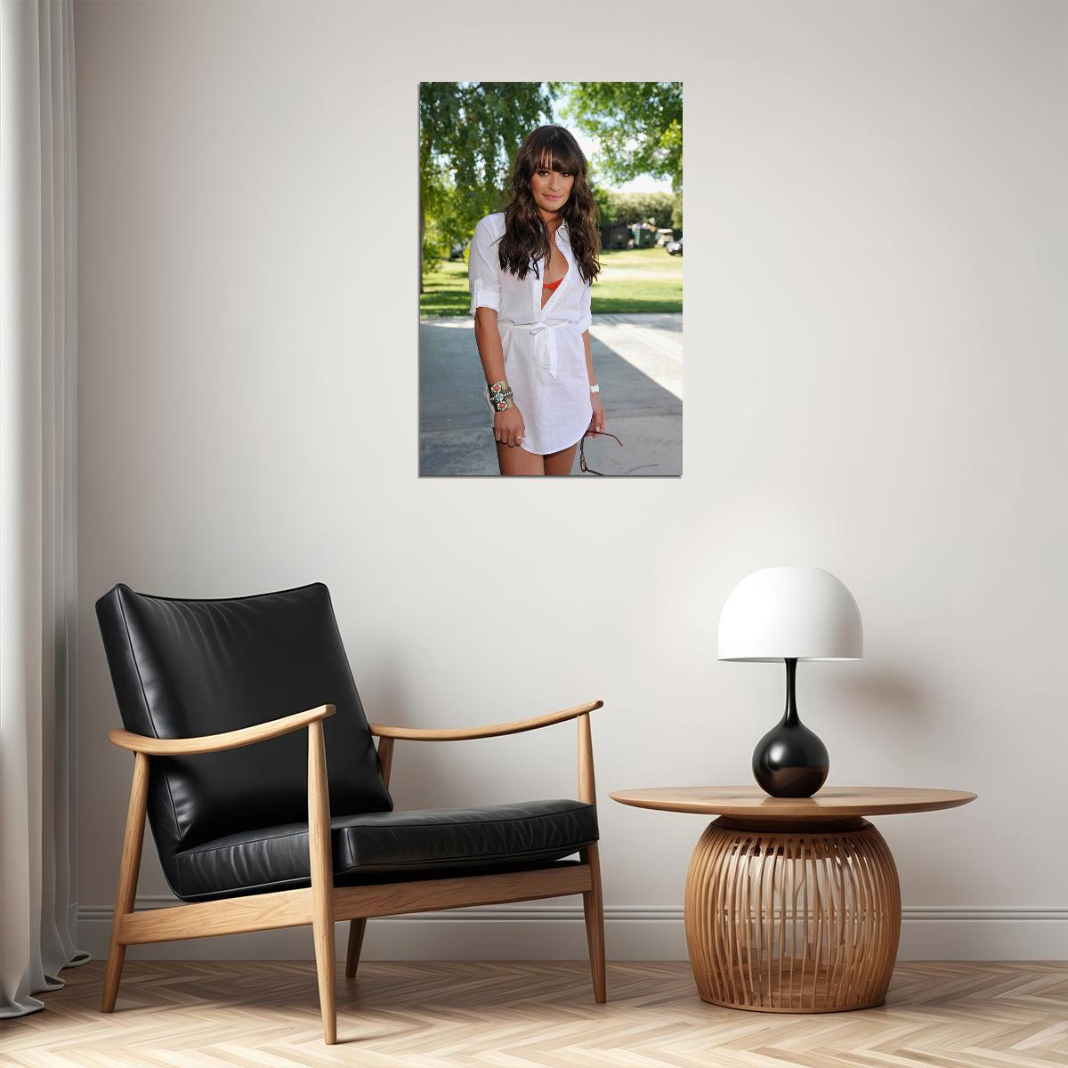 Lea Michele Celebrity Beauty Actress Singer Poster Wall Art Print Home Wall Decor - xonomax