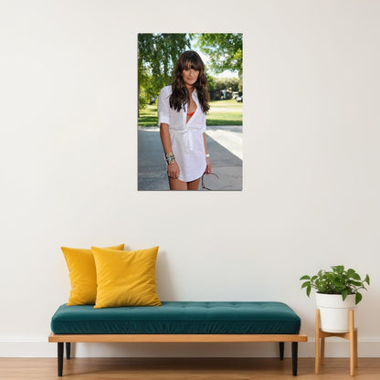 Lea Michele Celebrity Beauty Actress Singer Poster Wall Art Print Home Wall Decor - xonomax