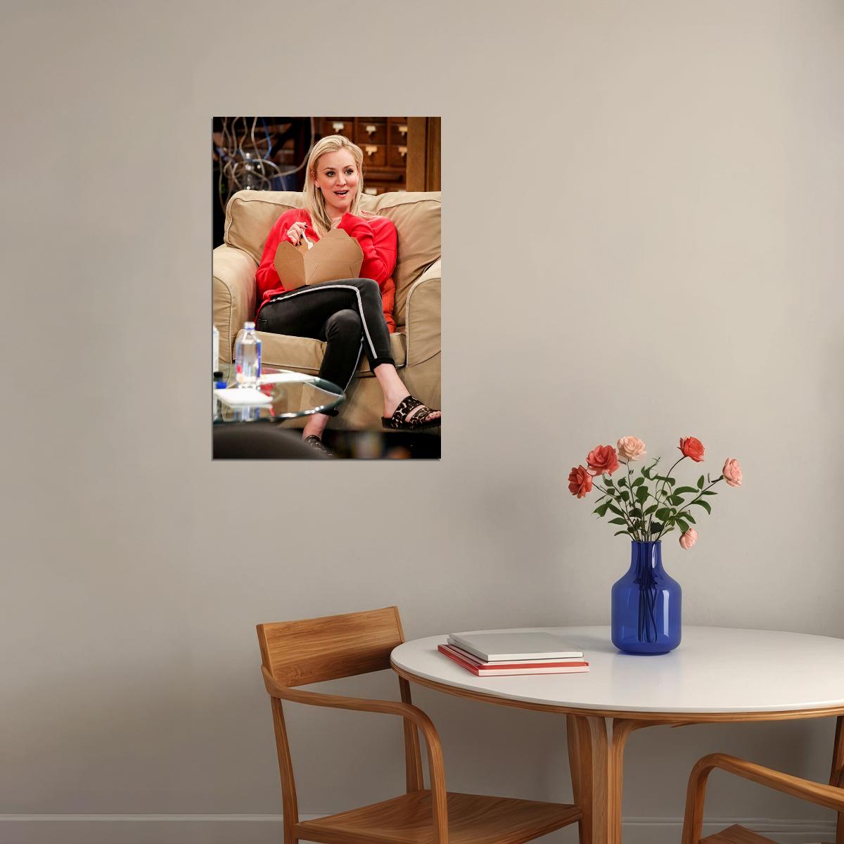 Kaley Cuocu Celebrity Cinema Actress Artist Poster Wall Art Print Home Wall Decor - xonomax
