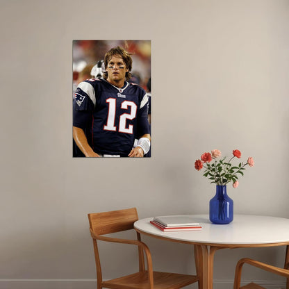 Tom Brady Celebrity American Football Sports Poster Wall Art Print Home Wall Decor