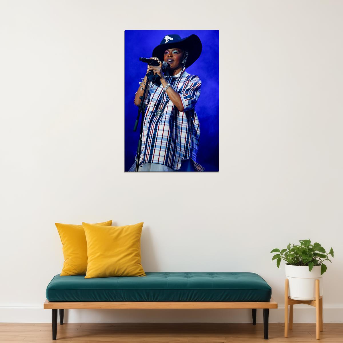 Lauryn Hill Celebrity Music Singer Actress Poster Wall Art Print Home Wall Decor - xonomax