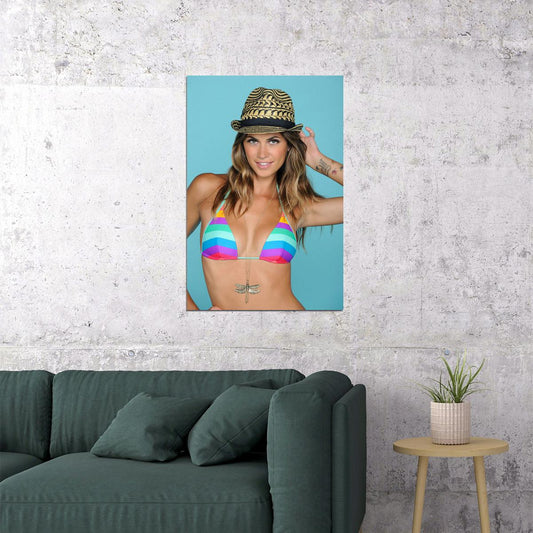 Melissa Satta Celebrity Tv Presenter Actress Idol Poster Wall Art Print Home Wall Decor - xonomax
