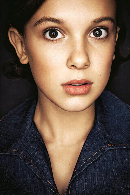 Millie Bobby Brown Celebrity Tv Series Actress Idol Poster Wall Art Print Home Wall Decor - xonomax