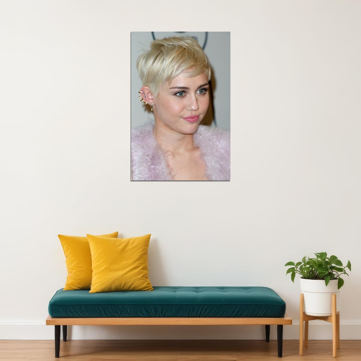 Miley Cyrus Singer Concerts Cinema Actor Idol Poster Wall Art Print Home Wall Decor - xonomax
