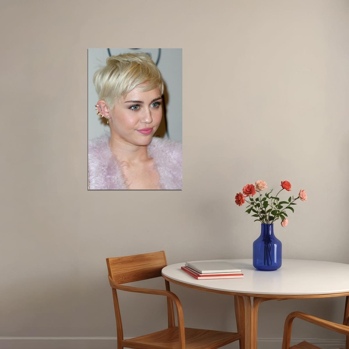 Miley Cyrus Singer Concerts Cinema Actor Idol Poster Wall Art Print Home Wall Decor - xonomax