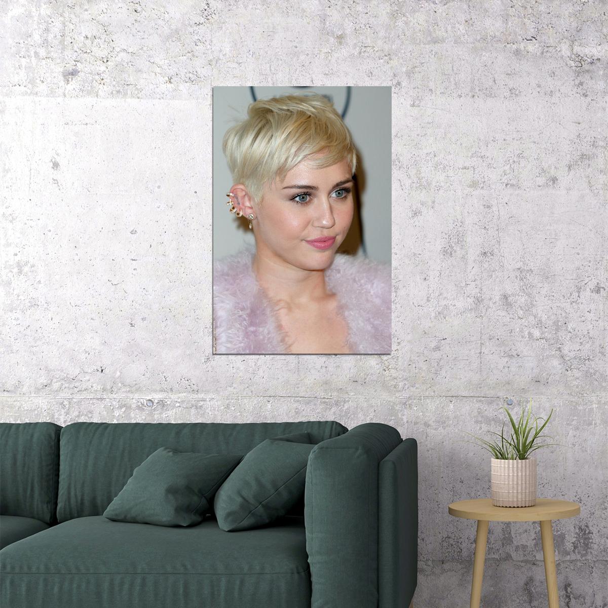 Miley Cyrus Singer Concerts Cinema Actor Idol Poster Wall Art Print Home Wall Decor - xonomax