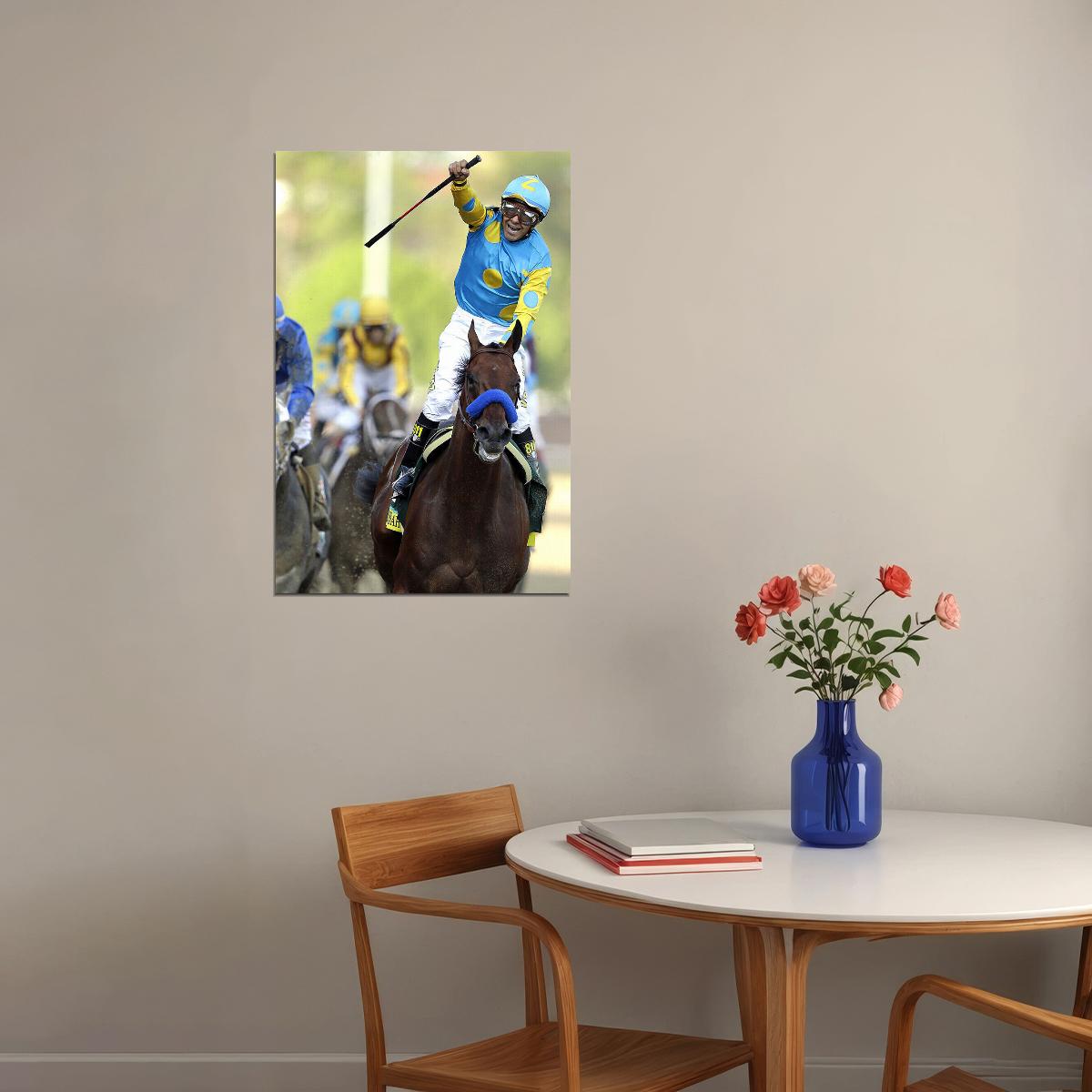American Pharao Horse Race Hippodrome Sports Poster Wall Art Print Home Wall Decor - xonomax