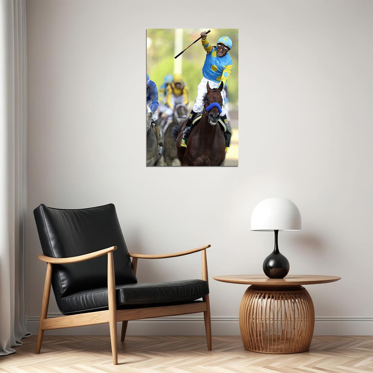 American Pharao Horse Race Hippodrome Sports Poster Wall Art Print Home Wall Decor - xonomax