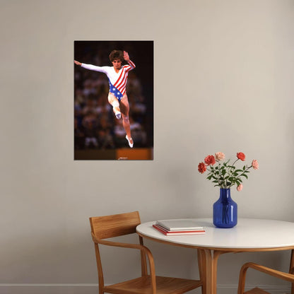 Mary Lou Retton Gymnastics Sports Poster Wall Art Print Home Wall Decor - xonomax