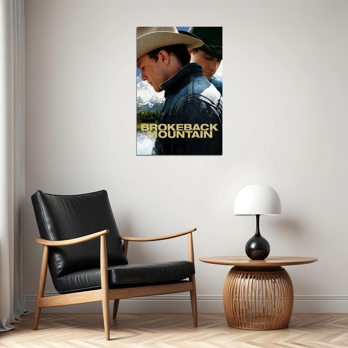 Brokeback Mountain Drama Romance Movie Poster Wall Art Print Home Wall Decor - xonomax