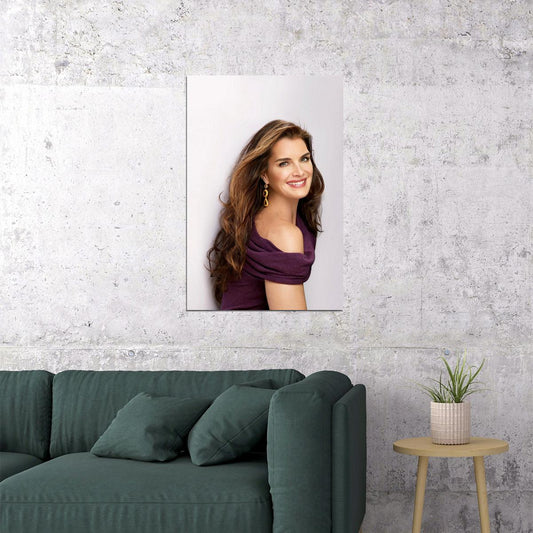 Brooke Shields Vintage Movie Actor Model Idol Poster Wall Art Print Home Wall Decor - xonomax