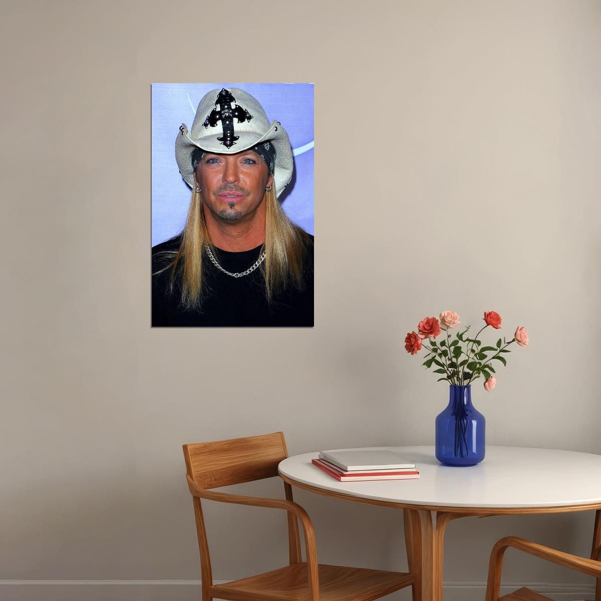 Bret Michaels Vintage Rock Music Singer Idol Poster Wall Art Print Home Wall Decor - xonomax