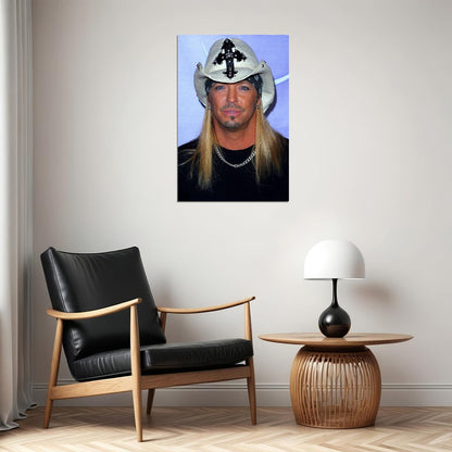 Bret Michaels Vintage Rock Music Singer Idol Poster Wall Art Print Home Wall Decor - xonomax