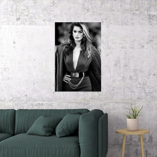 Cindy Crawford Movie Actress Model Idol Poster Wall Art Print Home Wall Decor - xonomax