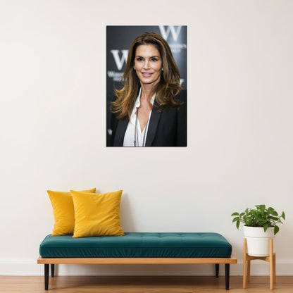Cindy Crawford Movie Actress Model Star Poster Wall Art Print Home Wall Decor - xonomax