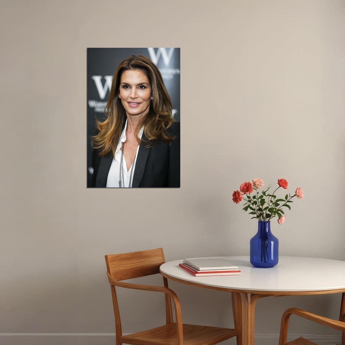 Cindy Crawford Movie Actress Model Star Poster Wall Art Print Home Wall Decor - xonomax