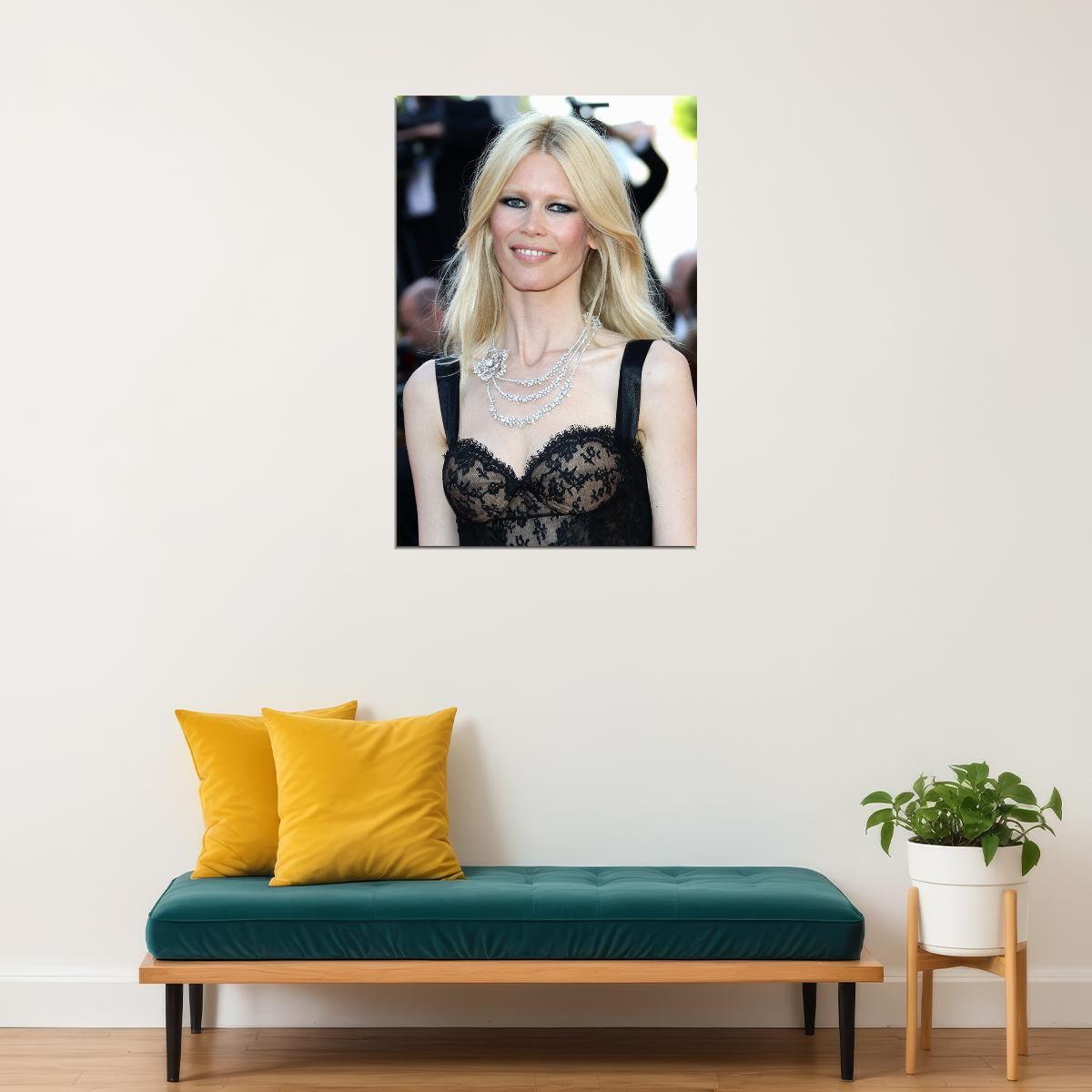 Claudia Schiffer Model Actress Star Poster Wall Art Print Home Wall Decor - xonomax