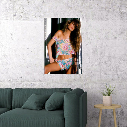 Gianna Amore 80s 90s Sexy Model Star Poster Wall Art Print Home Wall Decor - xonomax