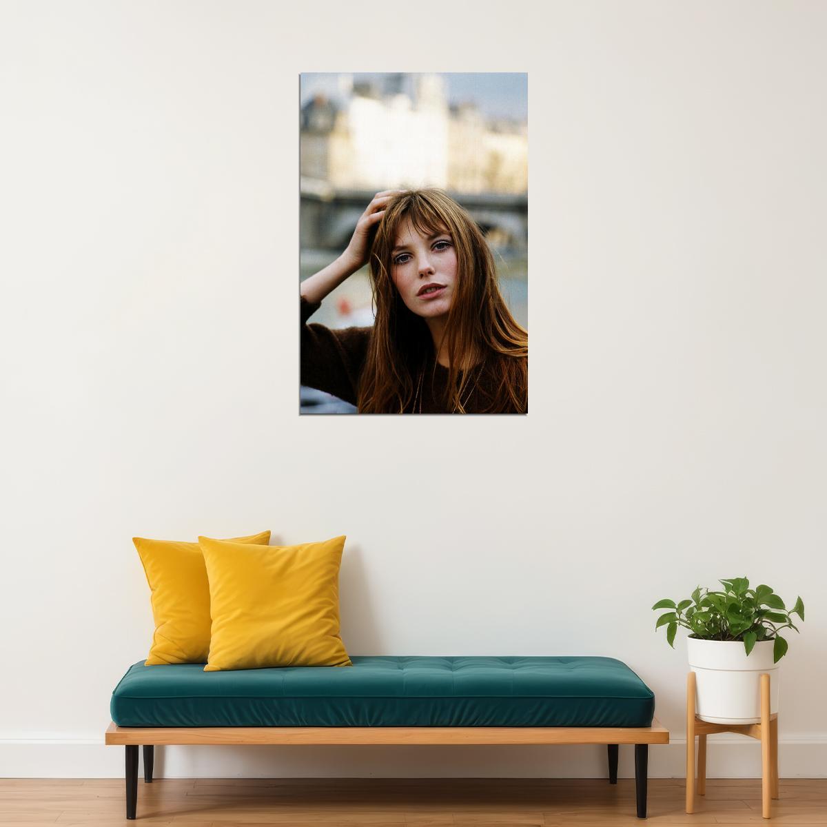 Jane Birkin 80s 90s Singer Actor Star Poster Wall Art Print Home Wall Decor - xonomax