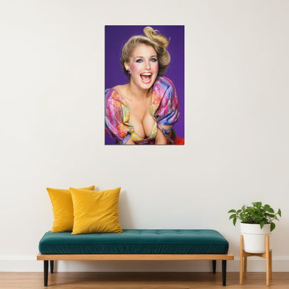 Heather Thomas Actor Scriptwriter Star Poster Wall Art Print Home Wall Decor - xonomax