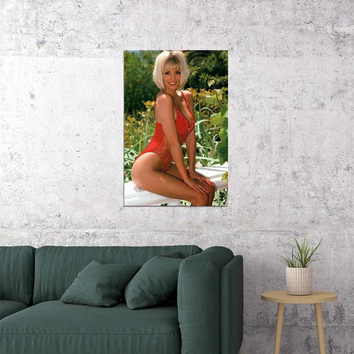 Jo Guest 80s 90s Sexy Model Star Poster Wall Art Print Home Wall Decor