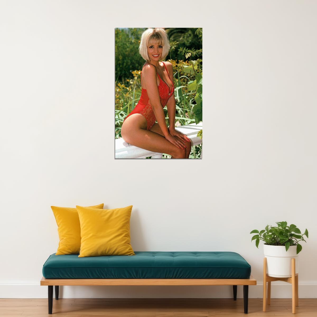 Jo Guest 80s 90s Sexy Model Star Poster Wall Art Print Home Wall Decor