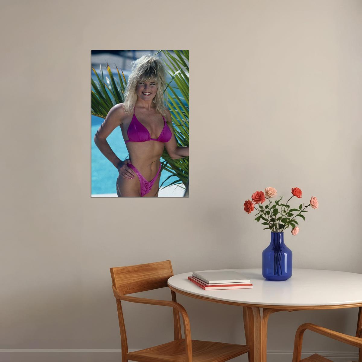 Joanne Mcvay 80s 90s Hot Model Star Poster Wall Art Print Home Wall Decor - xonomax