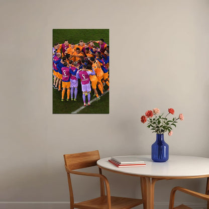 Netherlands National Football Team World Cup Poster Wall Art Print Home Wall Decor - xonomax