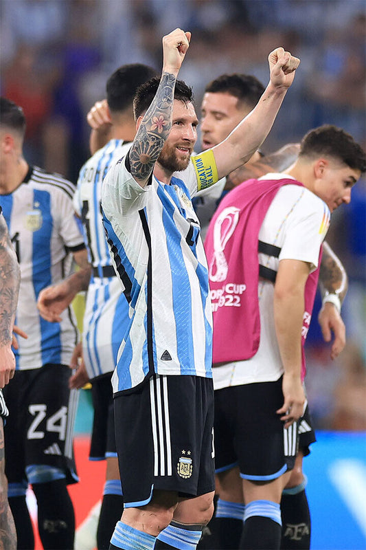 Leo Messi Argentina National Team World Cup Poster Wall Art Print Home Wall Decor - xonomax
