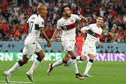 Ricardo Horta Goal Celebration Portugal Team World Cup Poster Wall Art Print Home Wall Decor - xonomax