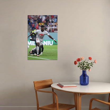 Breel Embolo Switzerland National Team World Cup Poster Wall Art Print Home Wall Decor - xonomax