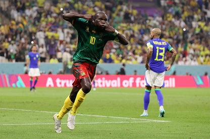 Vincent Aboubakar Goal Celebration Cameroon World Cup Poster Wall Art Print Home Wall Decor - xonomax