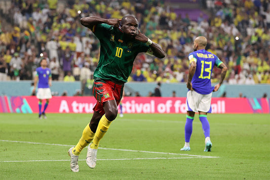 Vincent Aboubakar Goal Celebration Cameroon World Cup Poster Wall Art Print Home Wall Decor - xonomax