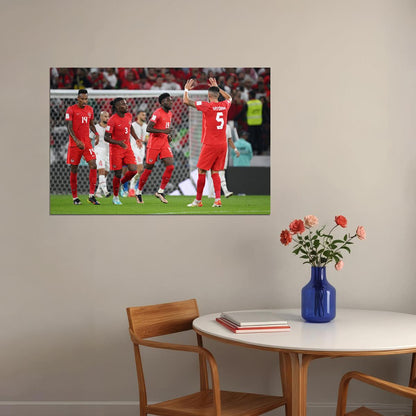 Canada Men's National Soccer Team World Cup Poster Wall Art Print Home Wall Decor - xonomax