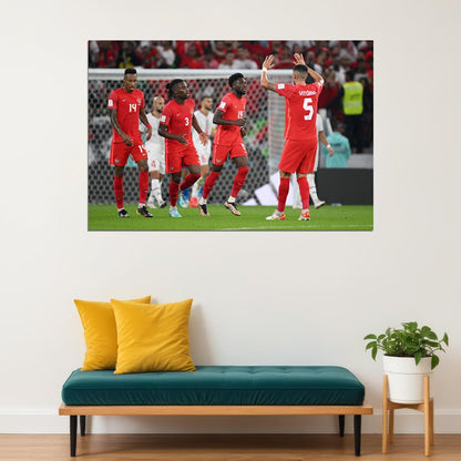Canada Men's National Soccer Team World Cup Poster Wall Art Print Home Wall Decor - xonomax