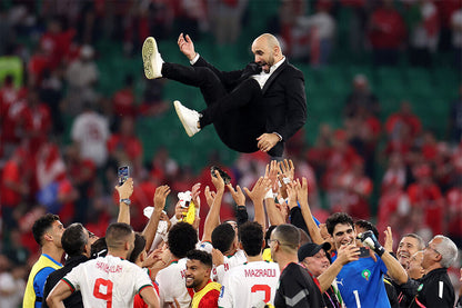 Walid Regragui Morocco National Football World Cup Poster Wall Art Print Home Wall Decor - xonomax